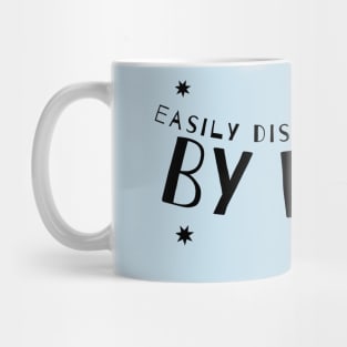 Easily Distracted By Dogs, Dog Lover, Animal Lover, Dog Mom, Dog Lover Gift, Pet Lover Mug